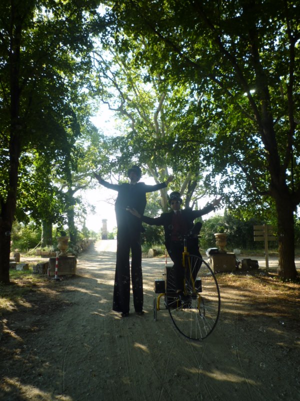 Animations pour l'accueil au Château Pont Royal